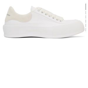 COPY - Alexander McQueen white canvas sneakers